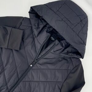 Mondetta Outdoor‎ Project Black Quilted Full Zip Hooded Jacket Women's Small S